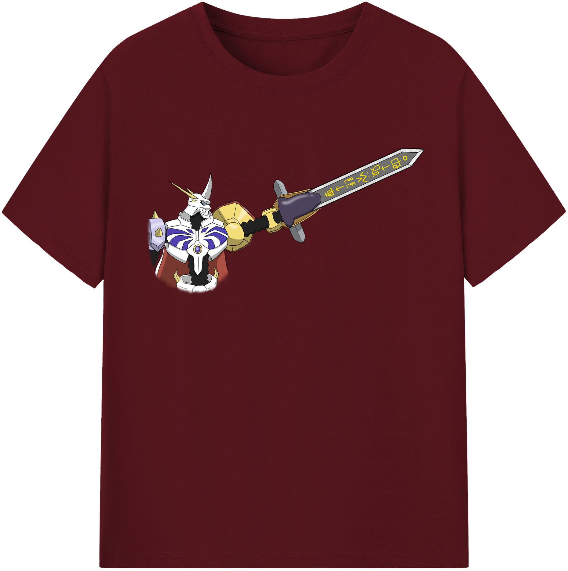 （画像用） Digimon デジタルモンスター/デジモン 綿100％半袖Tシャツ（フロントプリント）